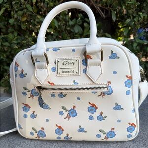 Loungefly Disney The Fox & the Hound Blue Floral Crossbody Bag